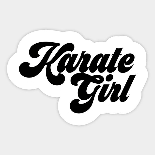 Karate girl Sticker by Sloop